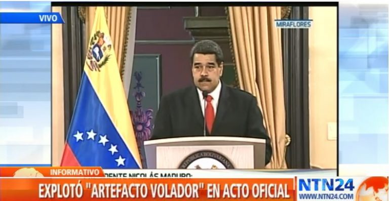 Maduro culpa a presidente colombiano de atentado y anuncia que hay varios implicados capturados
