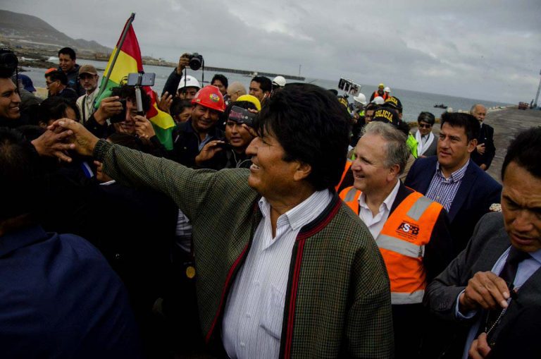 En Ilo, Perú Evo inicia “Guerra Comercial” con Chile y anuncia “agenda de la época de la Confederación Perú Boliviana”