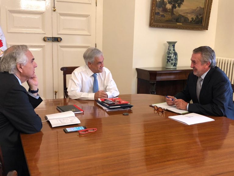 Presidente Piñera enfatiza prioridad del ‘Plan Araucanía’ en primera reunión con Jorge Atton Intendente