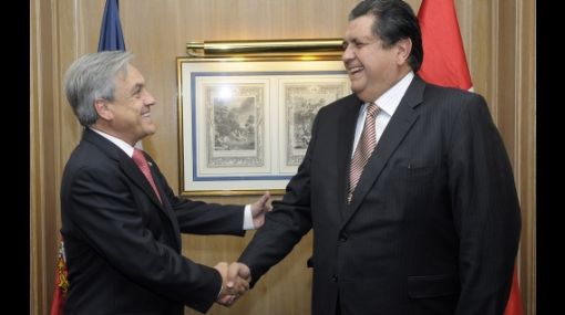 Pdte. Piñera rinde sentido homenaje a Alan García, el que demandó a Chile en La Haya
