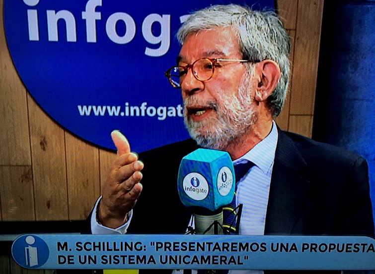 Diputado Schilling emplaza al Presidente Piñera a bajar número de parlamentarios y dieta parlamentaria