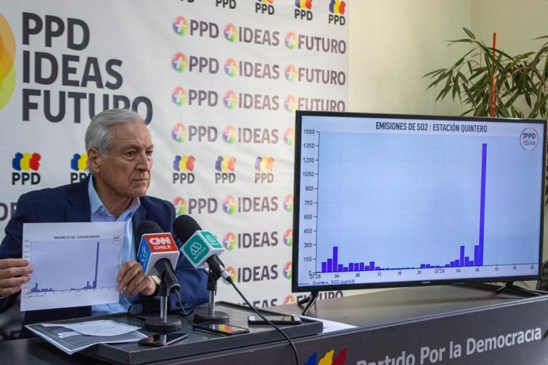 PPD critica duramente el manejo del Gobierno sobre contaminación en Quintero: “Esto es inaceptable”