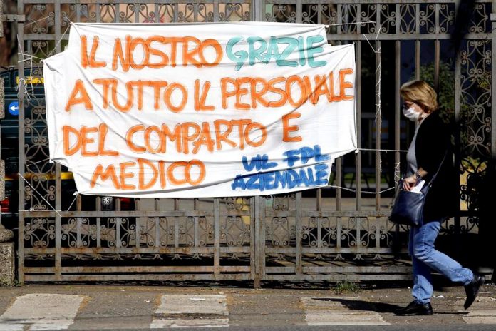 Messaggi di ringraziamento ospedale Sacco per il personale medico