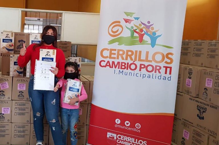 Cerrillos recibe donación para más de 4 mil niños  y jóvenes de la comunidad estudiantil