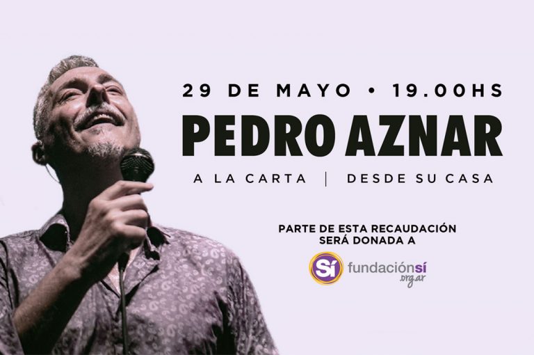 Pedro Aznar reprograma concierto “A la Carta” por streaming