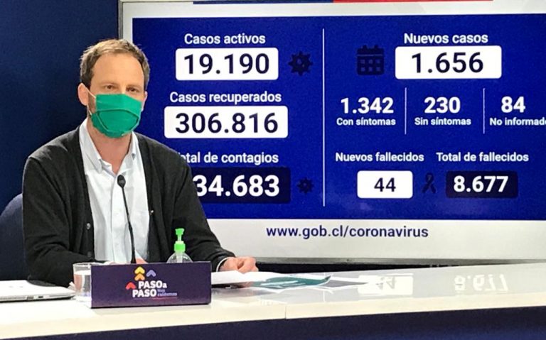 COVID-19 en Chile: Ya van 8.677 fallecidos y contagiados llegan a 334.683
