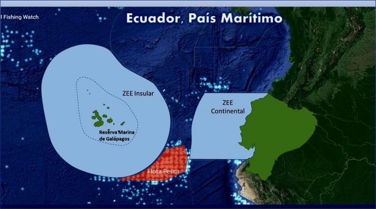 Ecuador pide ayuda por depredación de los mares que hace flota pesquera China de 260  barcos y para variar Cancillería chilena cri cri cri….