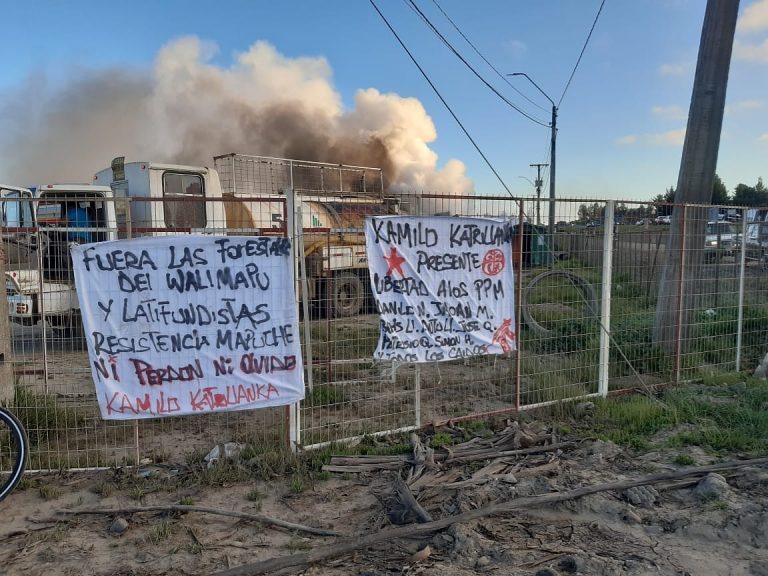 Nuevo ataque incendiario en Angol remece a camioneros que amenazan con retomar paro