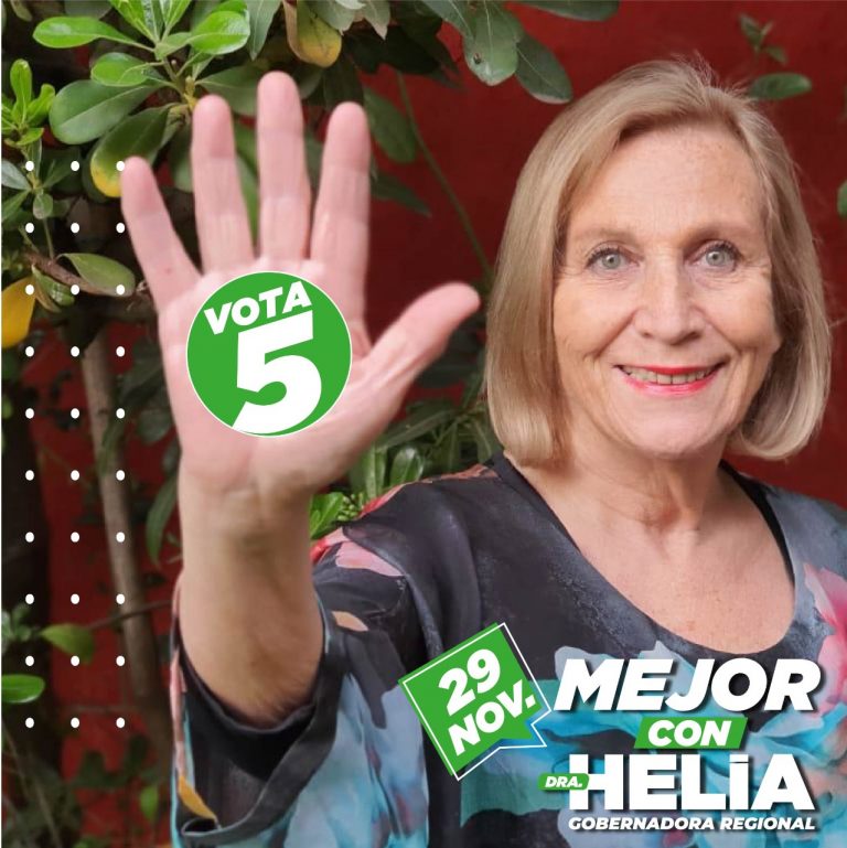 Helia Molina inicia campaña por Gobernación Regional con énfasis en la justicia social y el feminismo