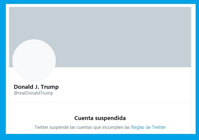 Twitter le da donde más le duele a Donald Trump:  Suspende permanentemente su cuenta