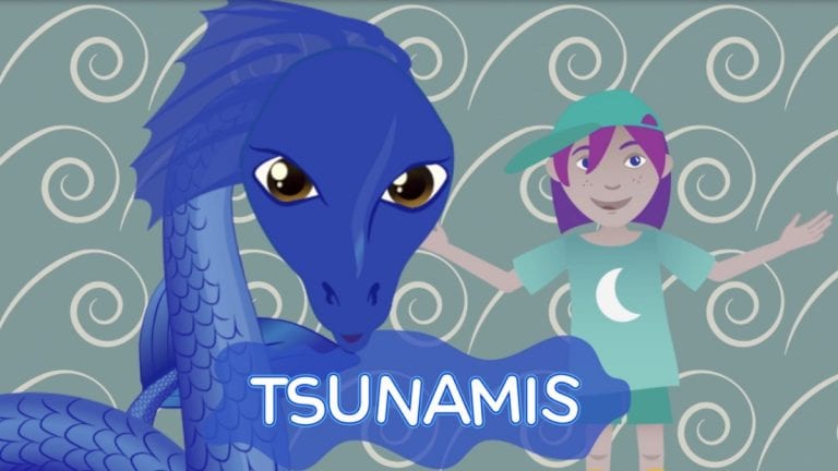 Lanzan serie animada para educar a los niños sobre el riesgo de tsunami