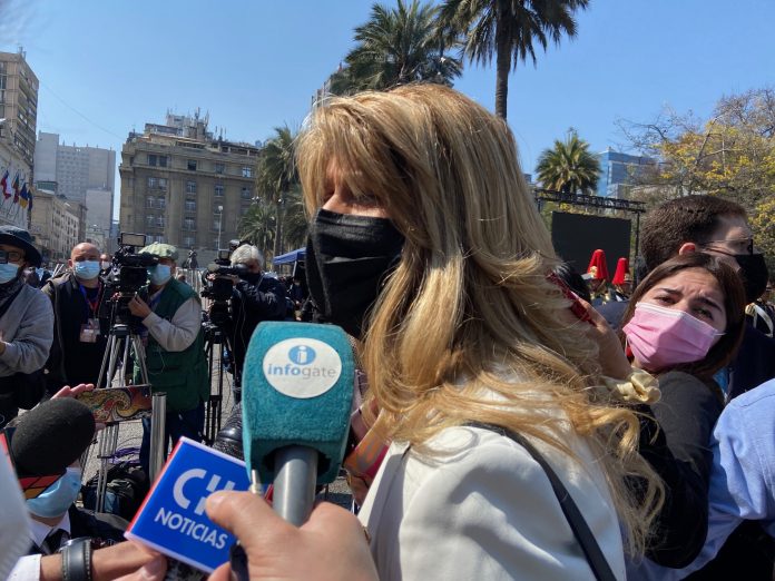 Ximena Rincon post TeDeum