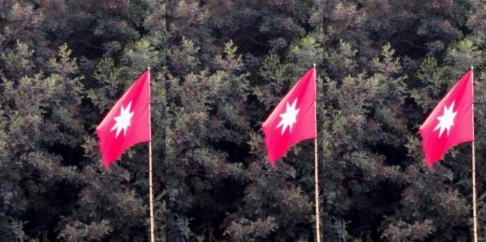 BANDERAROJAMAPUCHE27OCTUBRE21