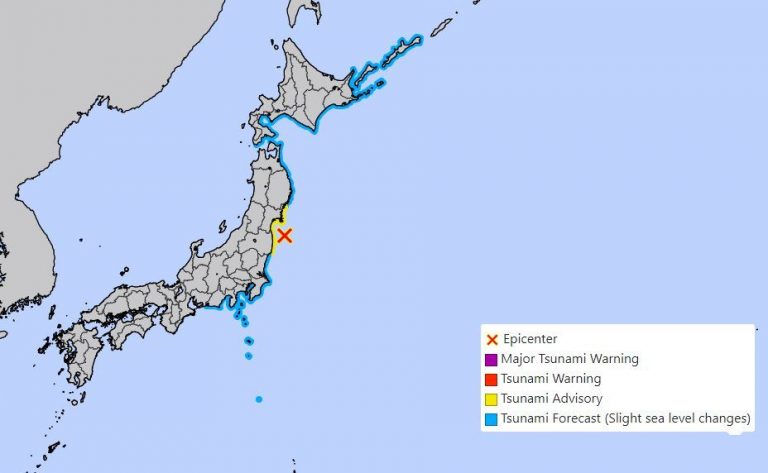 SHOA descartó tsunami en las costas chilenas tras terremoto en Japón