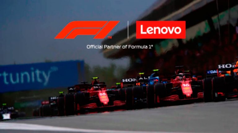 Fórmula 1 se asocia con Lenovo para llevar su tecnología de punta a sus operaciones