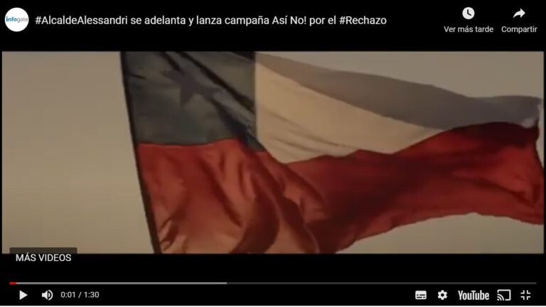VIDEO // Alcalde Alessandri de Zapallar se lanza con “Campaña Así No!” y llama a Rechazar el 4 de septiembre