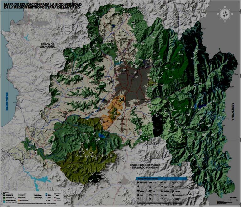 Primer Mapa de Educación para la Biodiversidad de la Región Metropolitana