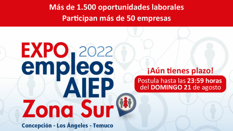 Nueva versión de Expo Empleos AIEP Zona Sur ofrecerá alrededor de 1500 vacantes laborales