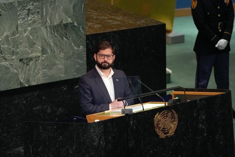 Pdte. Boric ante la ONU repasa a Israel y denuncia permanentes violaciones a los DDHH contra palestinos
