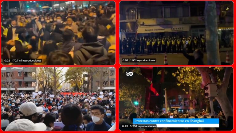 Duras medidas anti Covid impuestas por gobierno de China desatan la ira de la gente y oleada de protestas en Shanhái, Beijing y otras ciudades