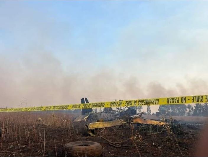 ACTUALIZADO: ONEMI declara Alerta Roja para Galvarino. Cayó avión que combatía incendio