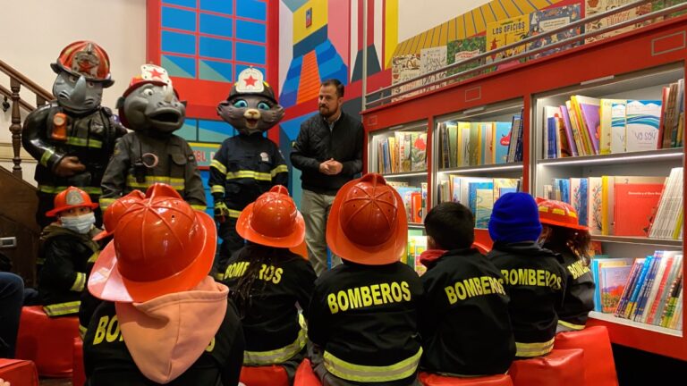 Museo de Bomberos reinaugura el Cuartel de Lectura para el fomento lector de la primera infancia 