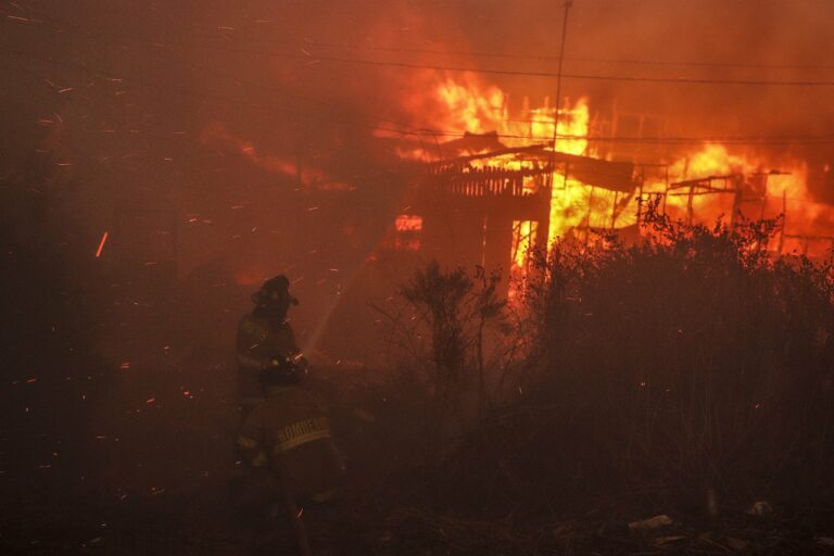 Tragedia en Viña del Mar: Incendio forestal ya quemó 500 casas