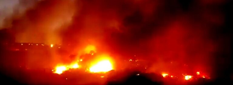 Gobierno declara Estado de Excepción Constitucional de Catástrofe para Región de Valparaíso por incendio en Viña del Mar que ya ha quemado 200 casas y ya habría una víctima fatal