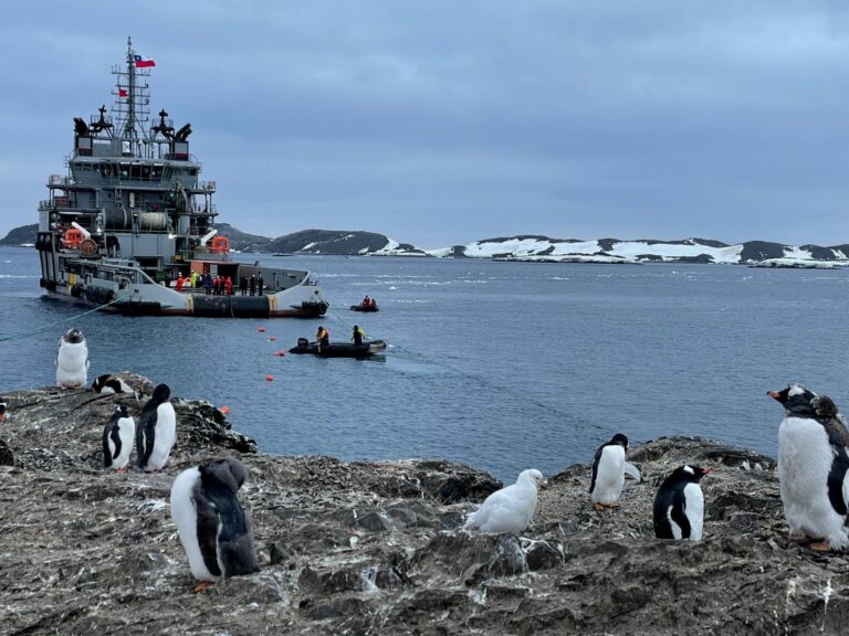 Armada realiza el último aprovisionamiento de las bases antárticas antes del invierno