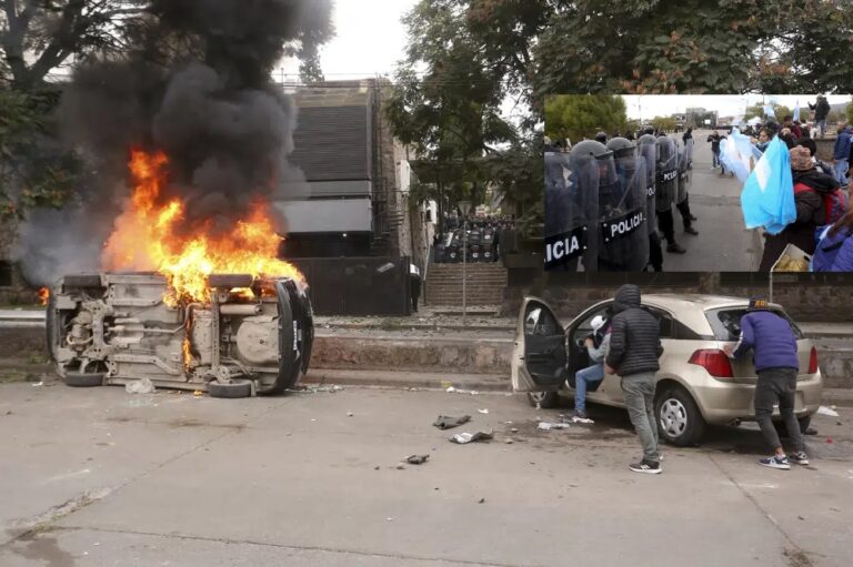 Argentina: Caos en Jujuy por violentas protestas contra reforma constitucional provincial deja más de 70 heridos
