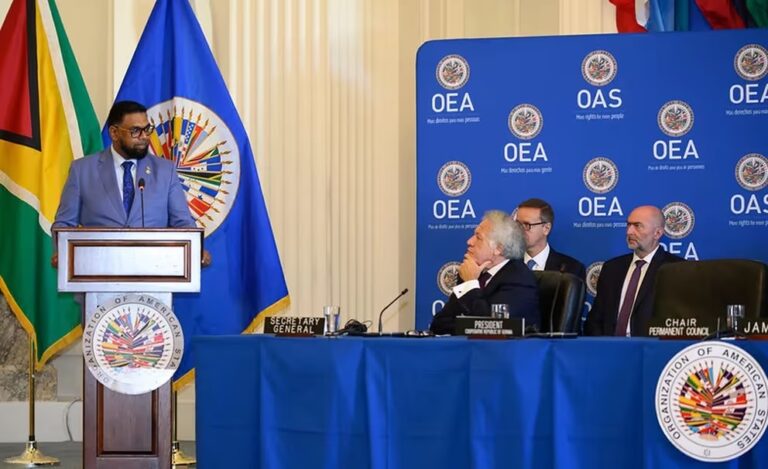 Guyana quiere que la OEA emita una declaración que condene las acciones de Venezuela sobre Esequibo