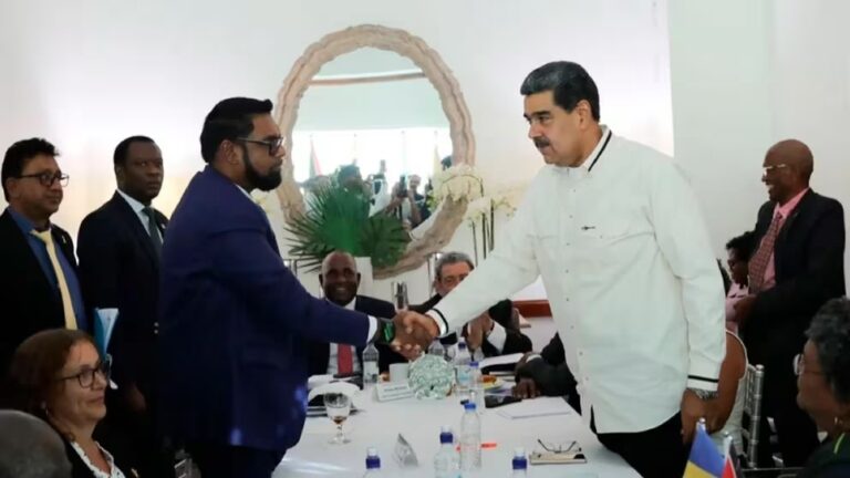 Guyana y Venezuela se comprometieron a resolver la disputa por el Esequibo por la vía pacífica y anunciaron nueva reunión