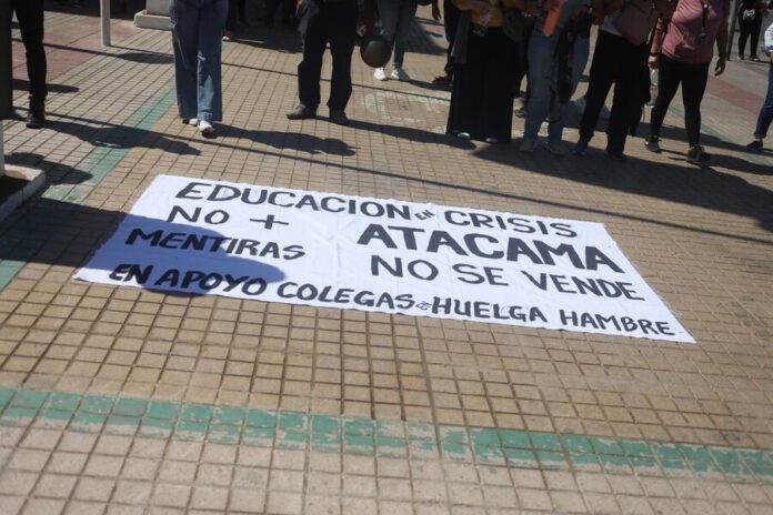 Paro profesores Atacama marzo 2024 Foto AgenciaUno-Karl Grawe