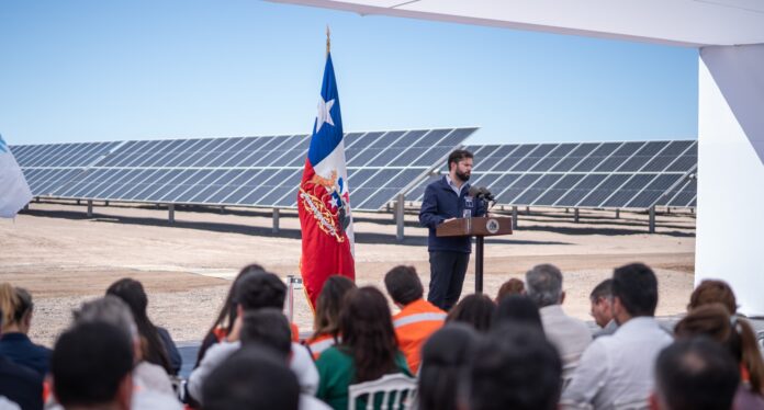 Pdte Booric inauguracion BESS Coya 16-04-2024