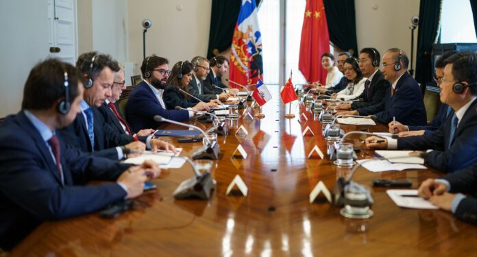 Reunión Pdte Boric - Cancillería - Prov Sichuan