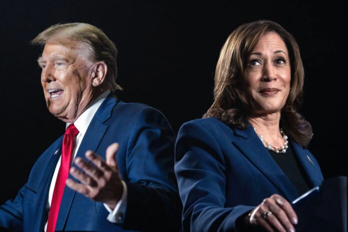 Donald Trump - Kamala Harris - Foto The 19th; Getty Images