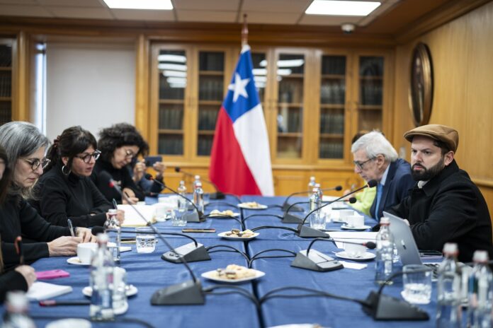 Pdte Gabriel Boric Reunión con corresponsales extranjeros- Cancillería 25-07-2024