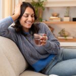 Woman relaxing and enjoying Herbalife tea-2