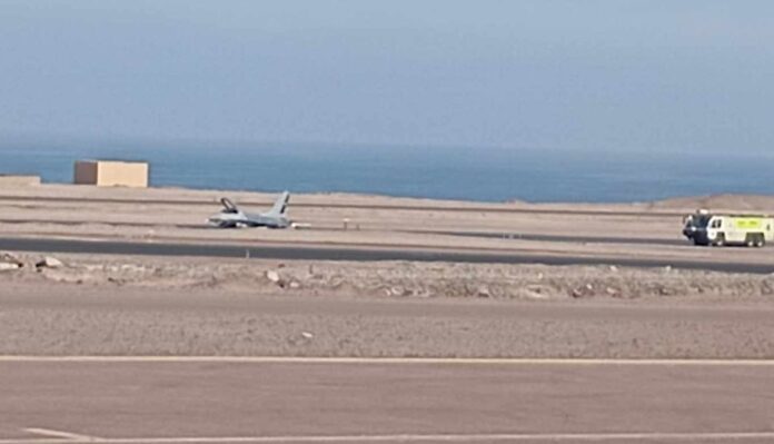 Accidente F-16 Iquique 13-09-2024