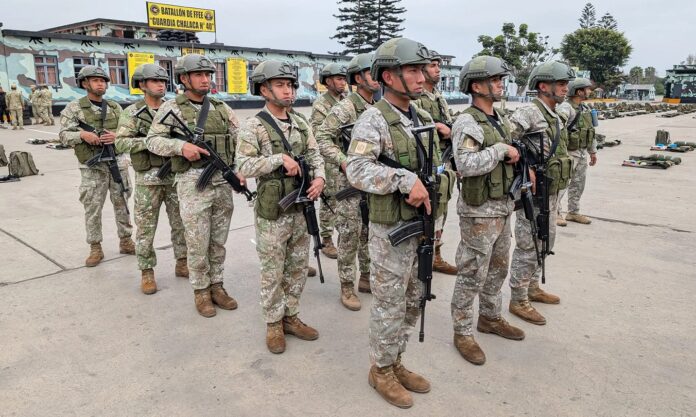 FFAA Perú desplegadas en Lima