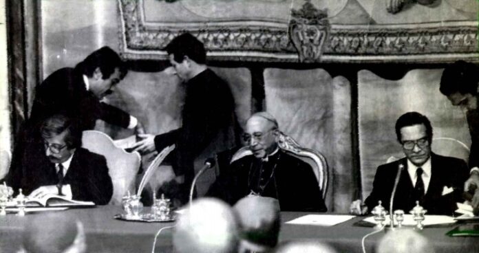 FIrma del Tratado de 1984