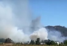Sigue la alerta amarilla para comuna de Curepto por incendio forestal