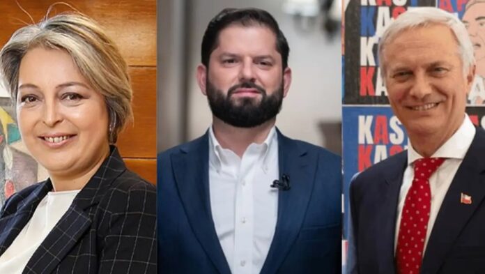 Jeannette Jara - Gabriel Boric - José Antonio Kast