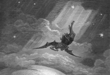 Ángel a caída y sin alas baja a las mazmorras del infierno terrenal