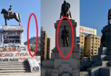 Monumento al General Baquedano vuelve a su lugar de donde NUNCA debió haber salido