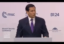 Conferencia de Munich, Rubio -hijo de inmigrantes cubanos- arremetió contra la migración porque «amenaza la cohesión de nuestras sociedades»